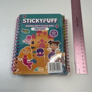 NEW Stickypuff Value Pack - 3 Reusable Puffy Sticker Book for Toddlers ~ SEALED